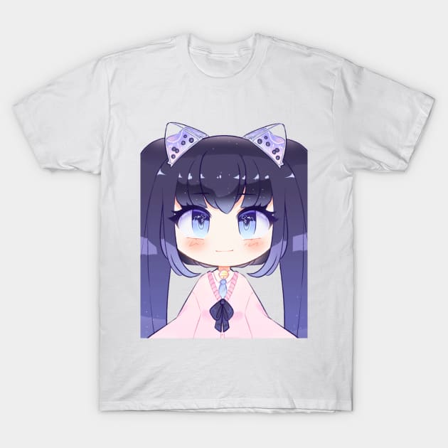 Yui the Boba Neko <3 T-Shirt by Breadwithbutter 